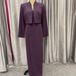 Karen Miller 2 PC set - Jacket + Gown Size 8